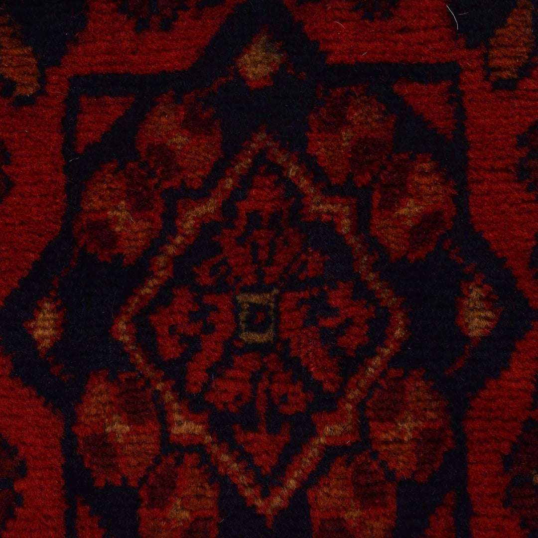 Afghan Khal Mohammadi Runner Rug 2' 6" x 12' 3" Hand-Knotted | No. AL94040