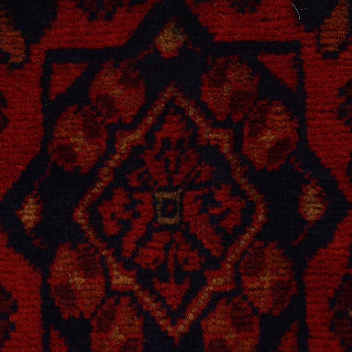 Afghan Khal Mohammadi Runner Rug 2' 6" x 12' 3" Hand-Knotted | No. AL94040