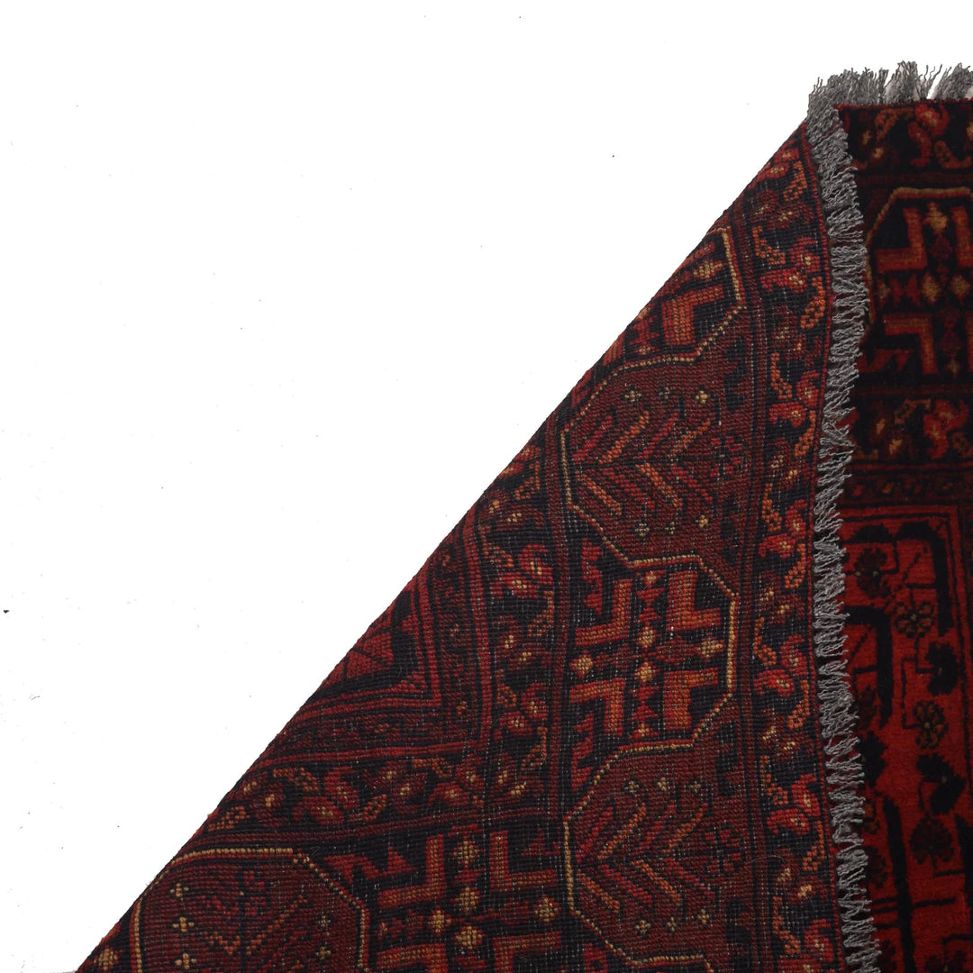 Afghan Khal Mohammadi Runner Rug 2' 6" x 12' 3" Hand-Knotted | No. AL94040