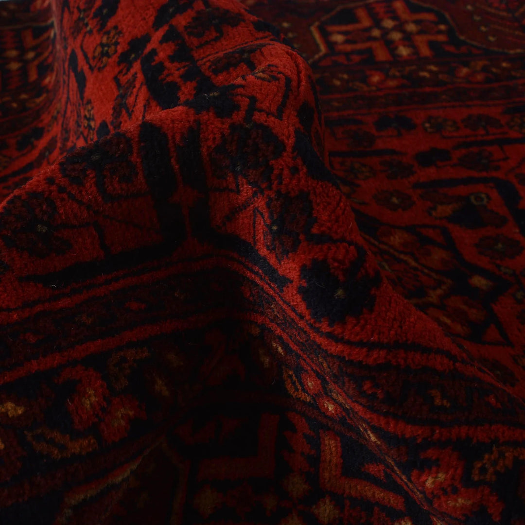 Afghan Khal Mohammadi Runner Rug 2' 6" x 12' 3" Hand-Knotted | No. AL94040