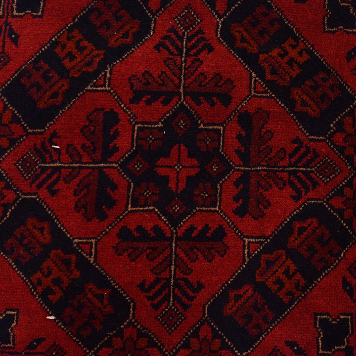 Red Afghan Khal Mohammadi Rug 10' 0" x 12' 3" Hand-Knotted | No. AL94057