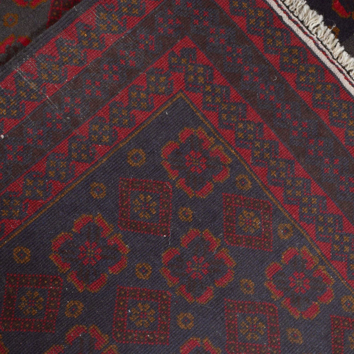 Afghan Baluchi Rug 3' 10" x 6' 6" Hand-Knotted | No. AL94097