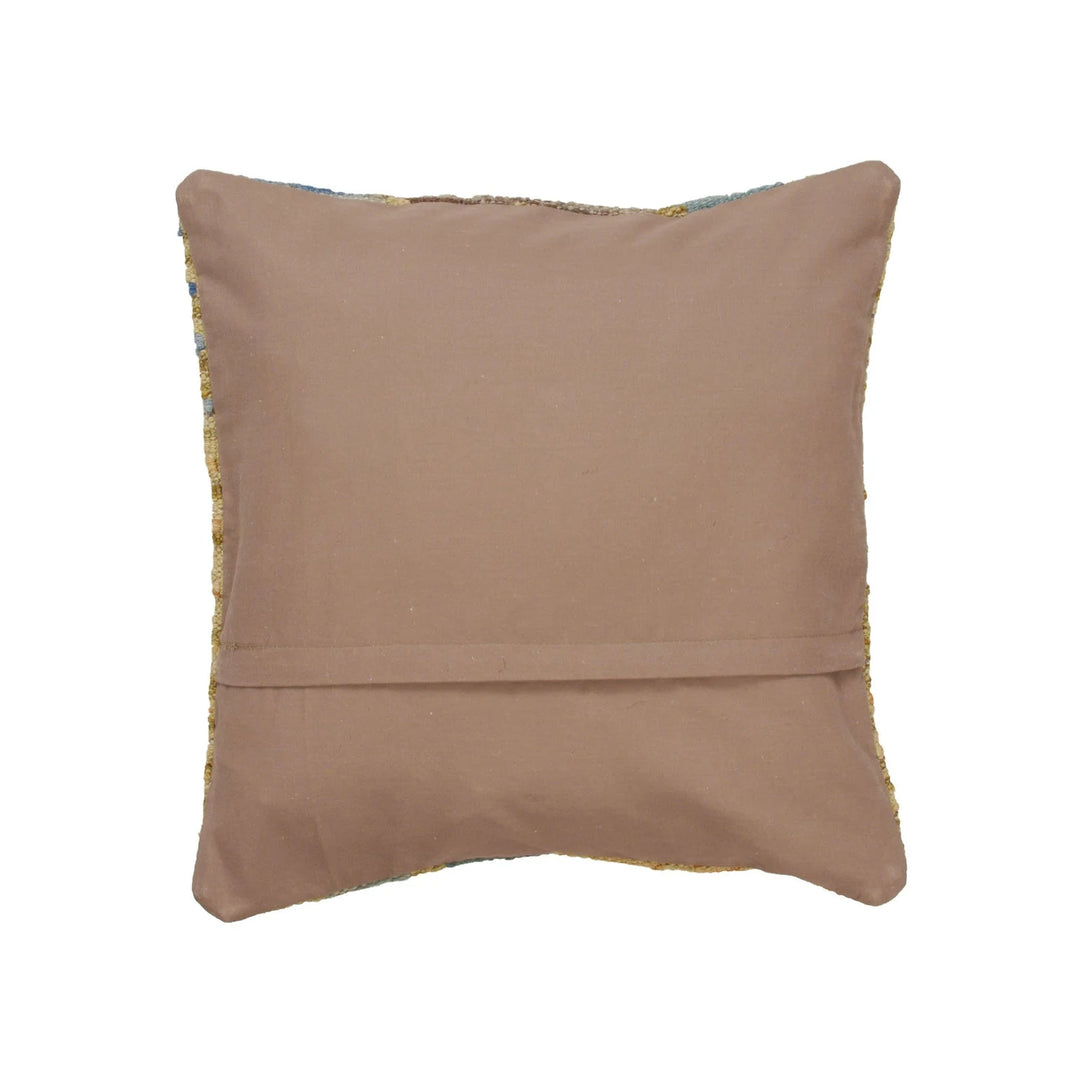 Afghan Geometric Cushion 1' 3" x 1' 3" Flat-Weave | No. AL94208