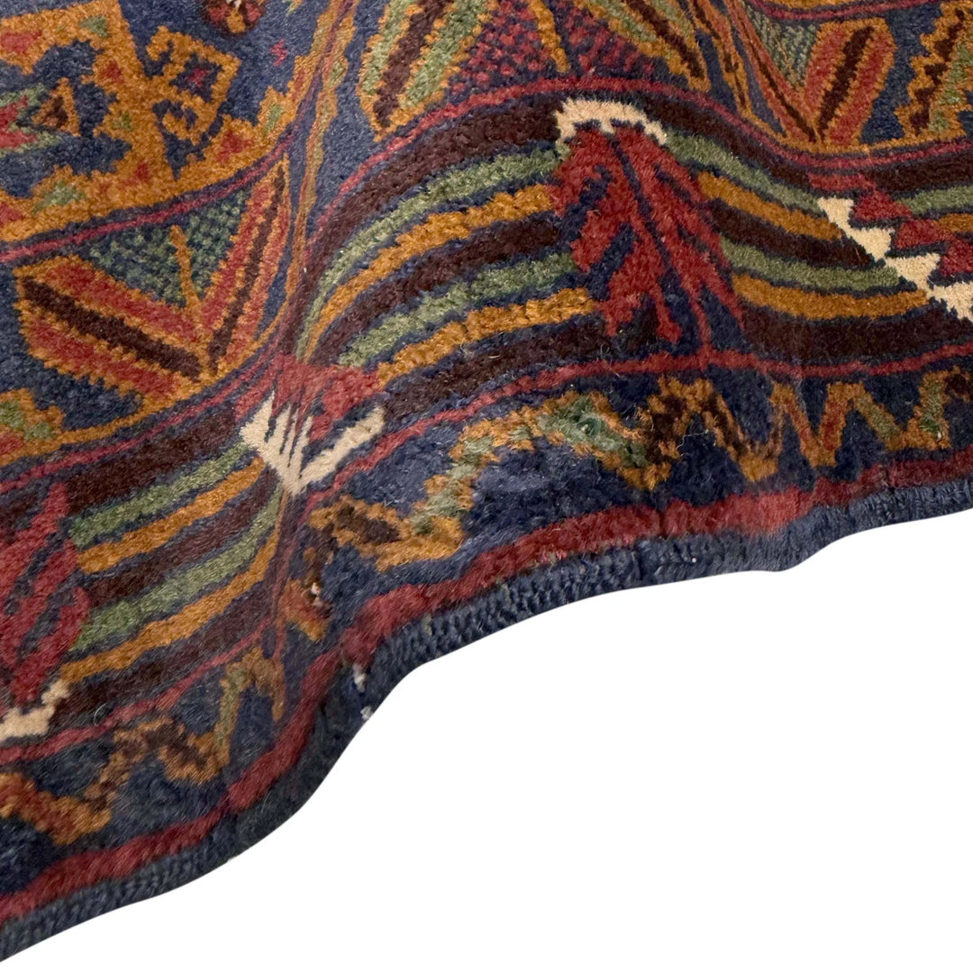Multicolor Afghan Baluchi Rug 2' 9" x 4' 3" Hand-Knotted | No. AL94253