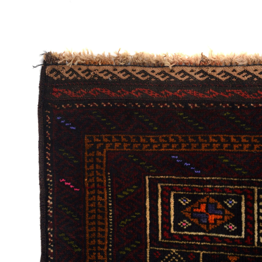 Afghan Prayer Rug 3' 1" x 4' 7" Hand-Knotted | No. AL94262