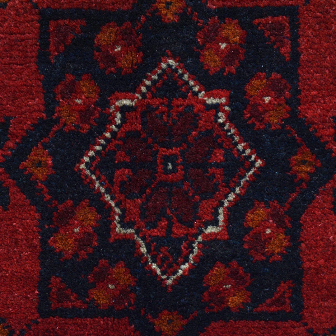 Afghan Khal Mohammadi Rug 3' 2" x 5' 2" Hand-Knotted | No. AL94437