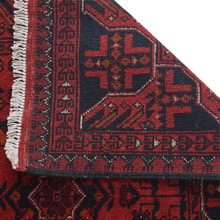 Afghan Khal Mohammadi Rug 3' 2" x 5' 2" Hand-Knotted | No. AL94437