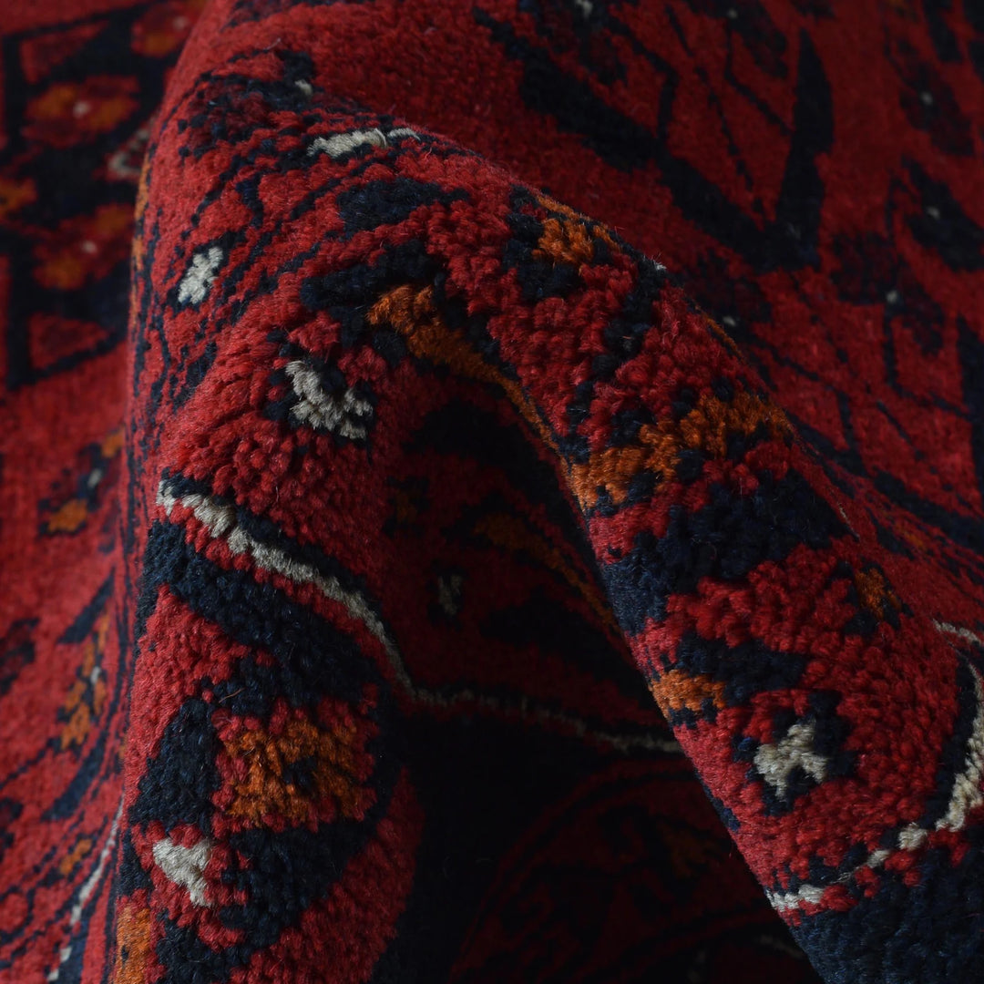 Afghan Khal Mohammadi Rug 3' 2" x 5' 2" Hand-Knotted | No. AL94437