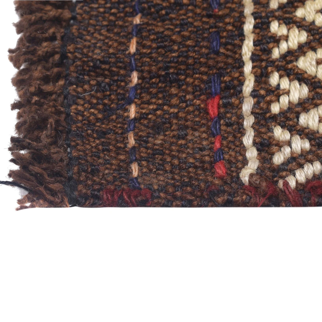 Afghan Kilim Runner 2' 0" x 9' 1" Flat-Weave | No. AL94452