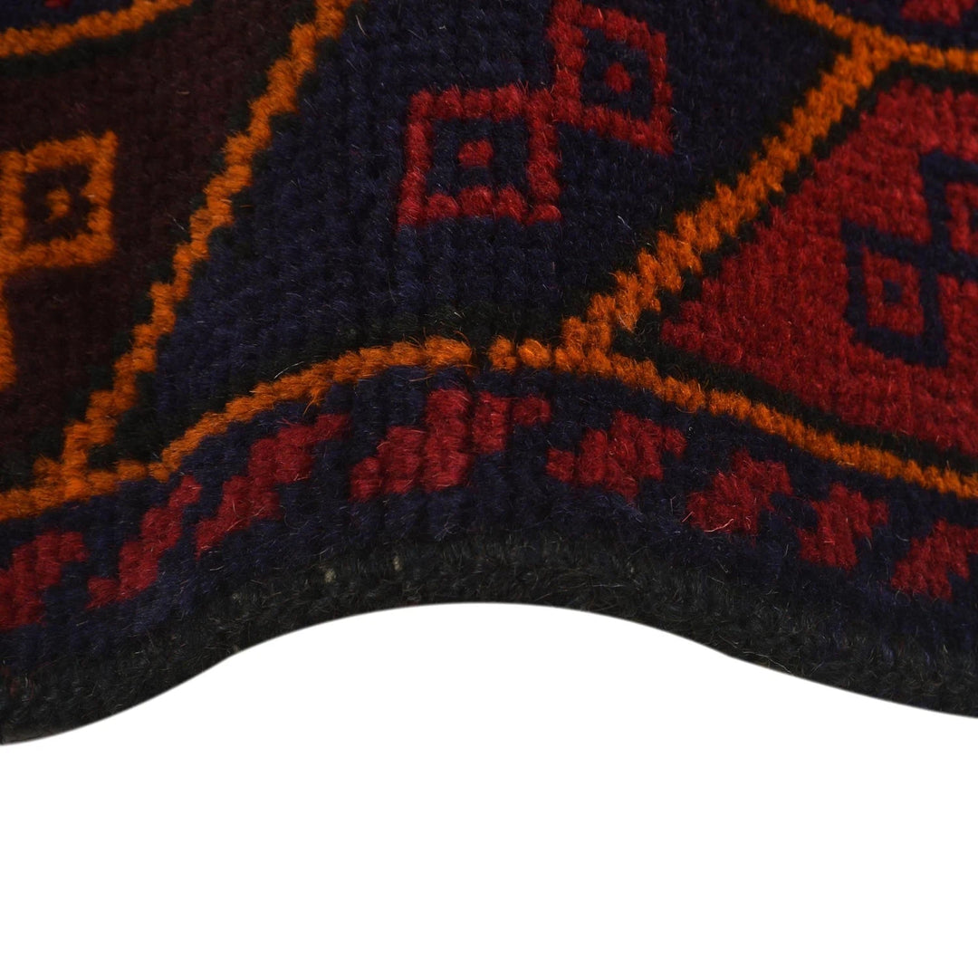 Afghan Baluchi Rug 3' 0" x 4' 4" Hand-Knotted | No. AL94612