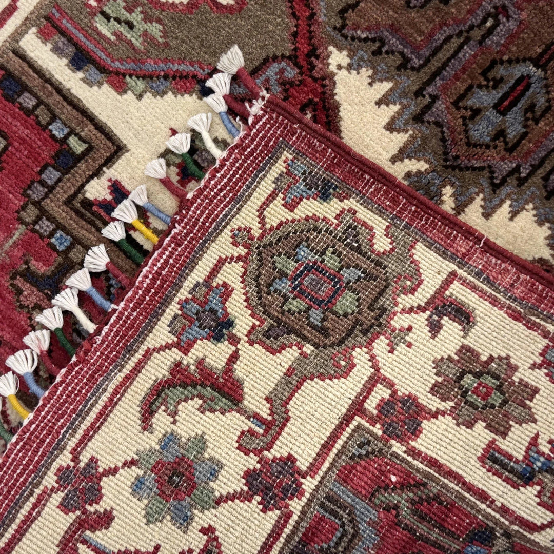 Afghan Kazak Rug 2' 7" x 4' 5" Hand-Knotted | No. AL94759