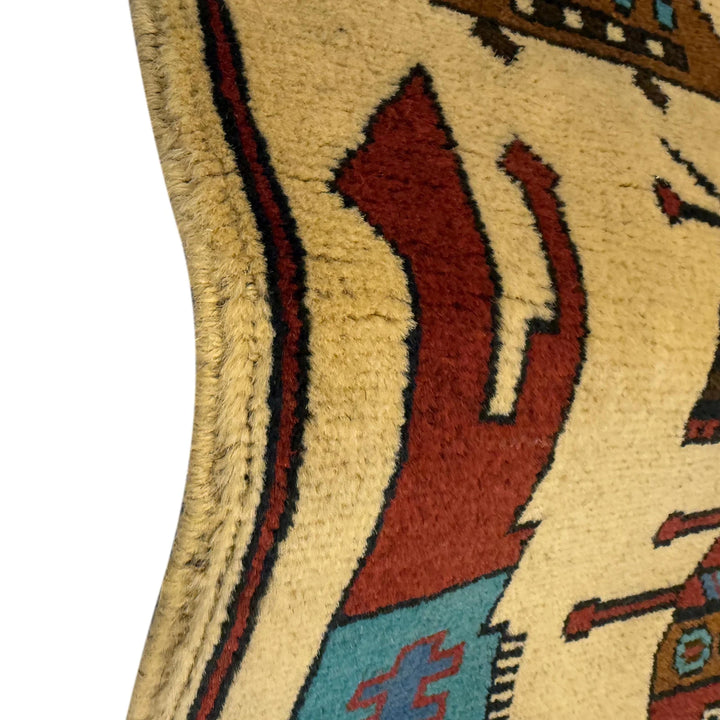 Afghan War Rug 2' 7" x 4' 0" Hand-Knotted | No. AL94970