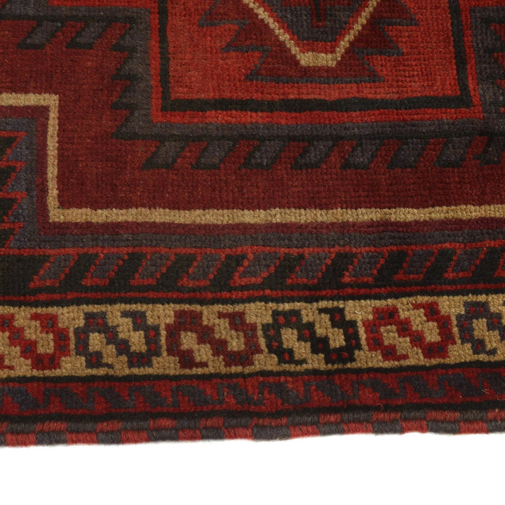 Afghan Baluchi Rug 2' 11" x 4' 6" Hand-Knotted | No. AL95107