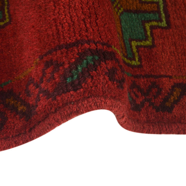 Afghan Baluchi Rug 4' 2" x 6' 4" Hand-Knotted | No. AL95326