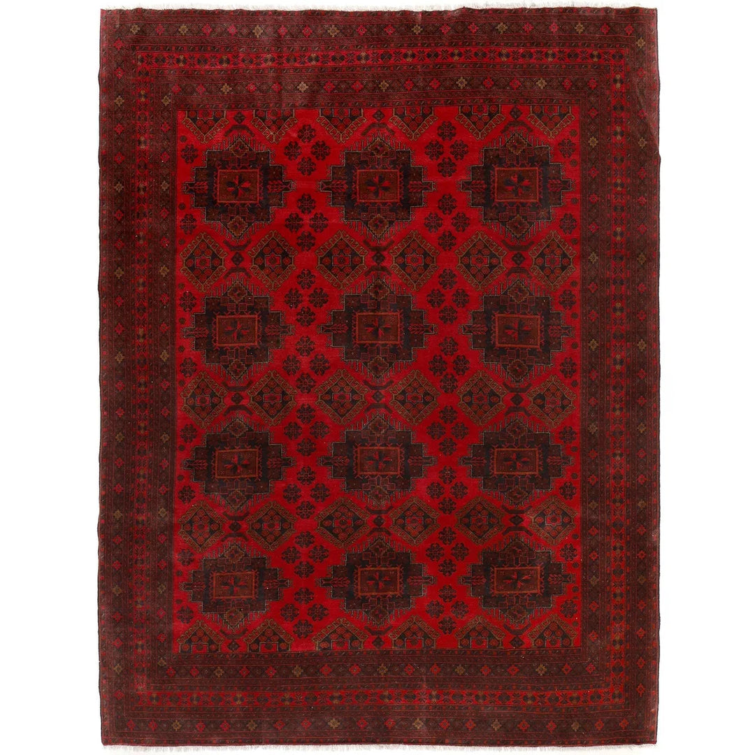 Afghan Khal Mohammadi Rug 8' 4" x 11' 7" Hand-Knotted | No. AL95560
