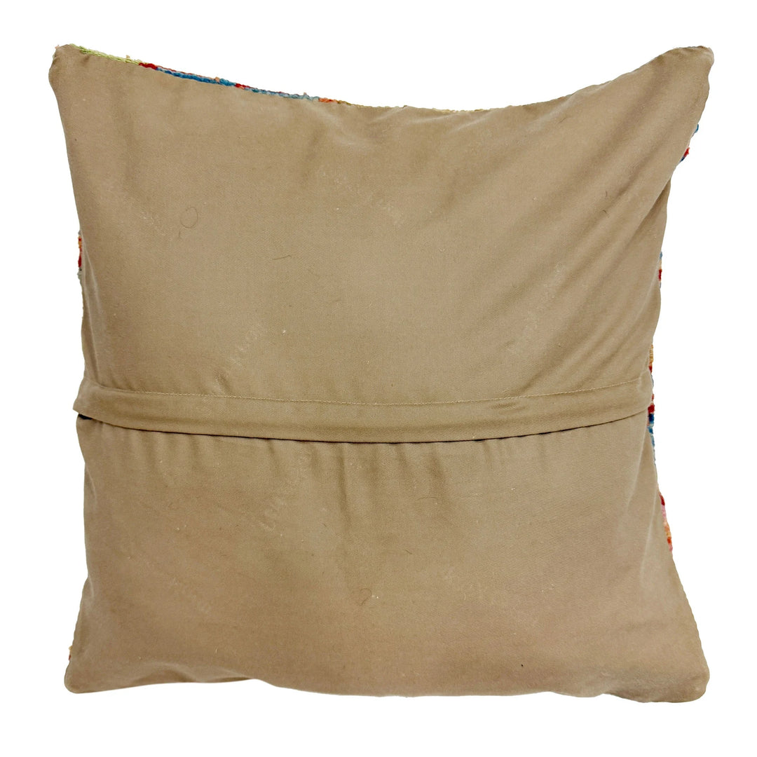 Afghan Kilim Cushion Cover 1' 5" x 1' 6" Flat-Weave | No. AL956842