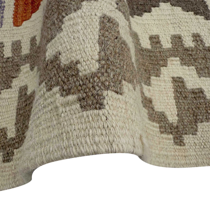 Afghan Vegetable Kilim Rug 6' 8" x 10' 1" Flat-Weave | No. AL95711