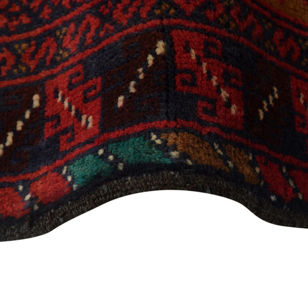 Afghan Baluchi Rug 2' 10" x 4' 6" Hand-Knotted | No. AL95835