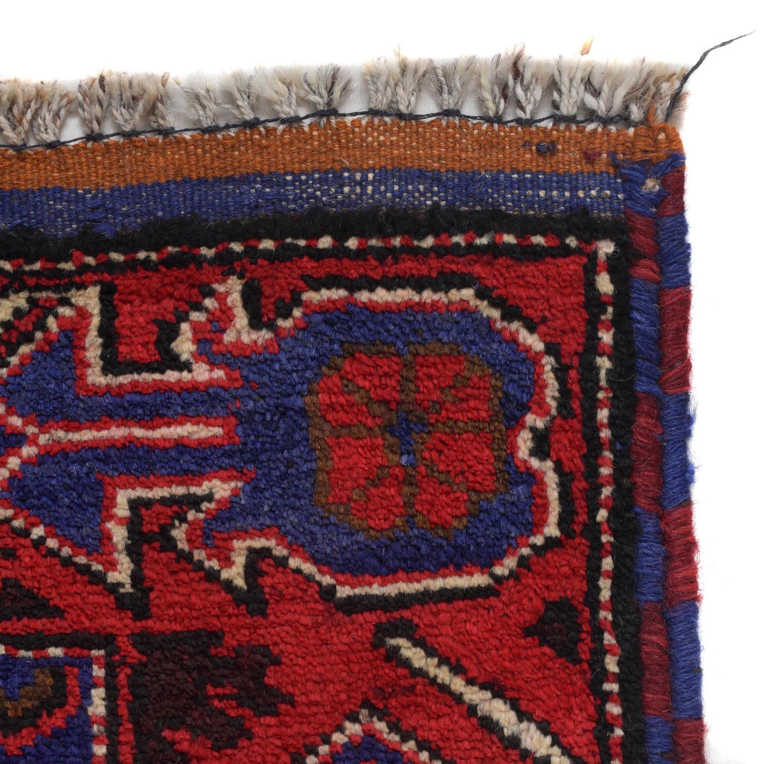 Afghan Prayer Rug 2' 8" x 4' 9" Hand-Knotted | No. AL96049