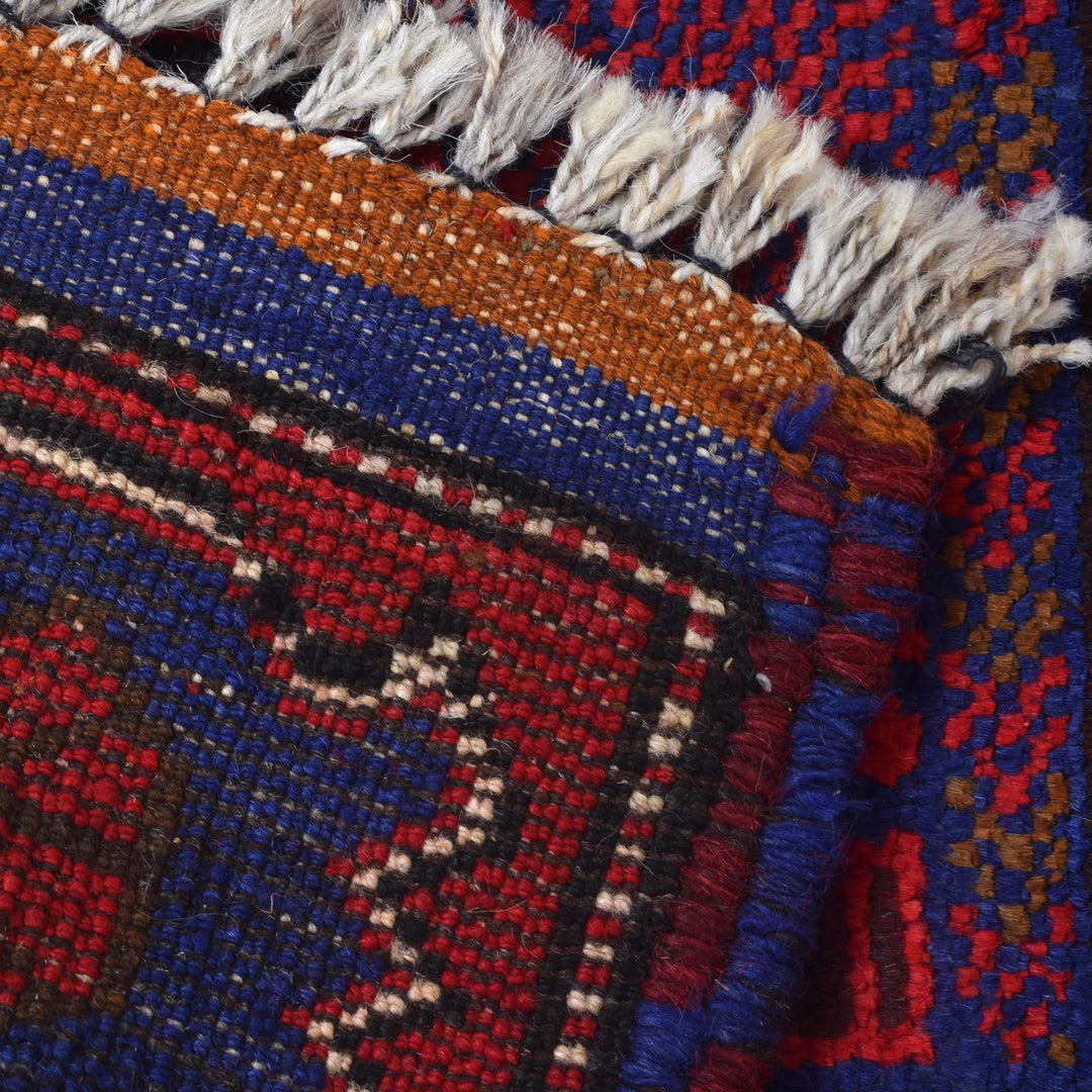 Afghan Prayer Rug 2' 8" x 4' 9" Hand-Knotted | No. AL96049