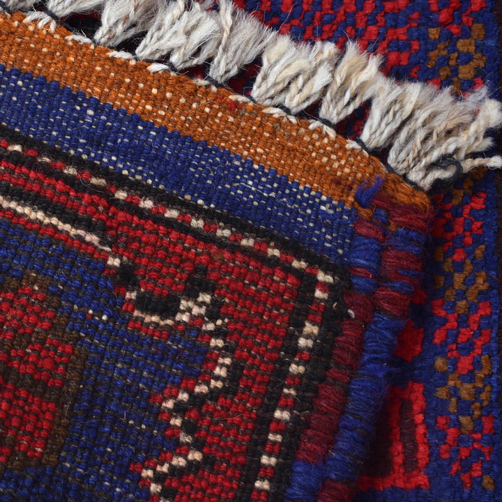 Afghan Prayer Rug 2' 8" x 4' 9" Hand-Knotted | No. AL96049