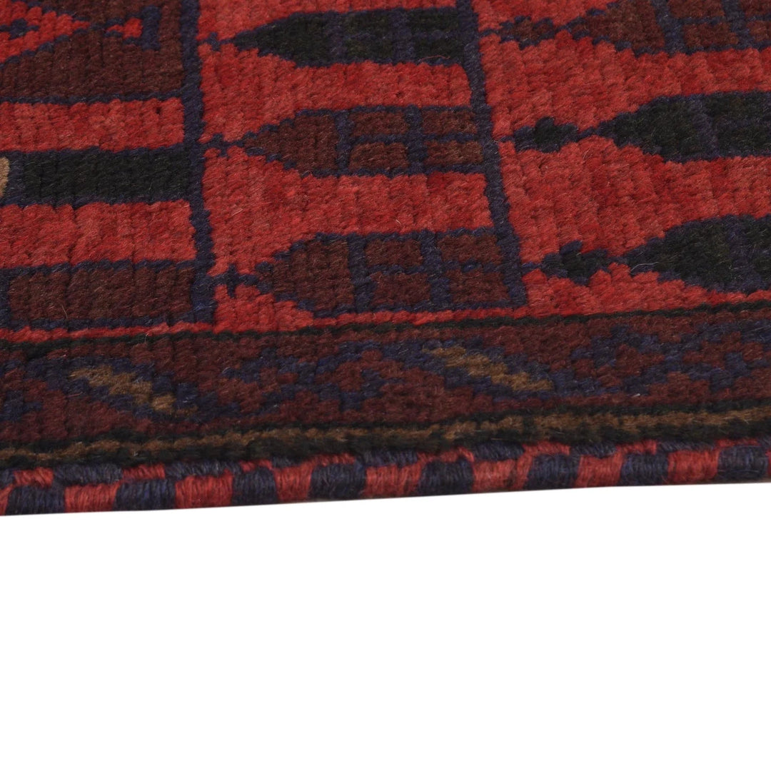 Afghan Prayer Rug 2' 9" x 4' 4" Hand-Knotted | No. AL96342
