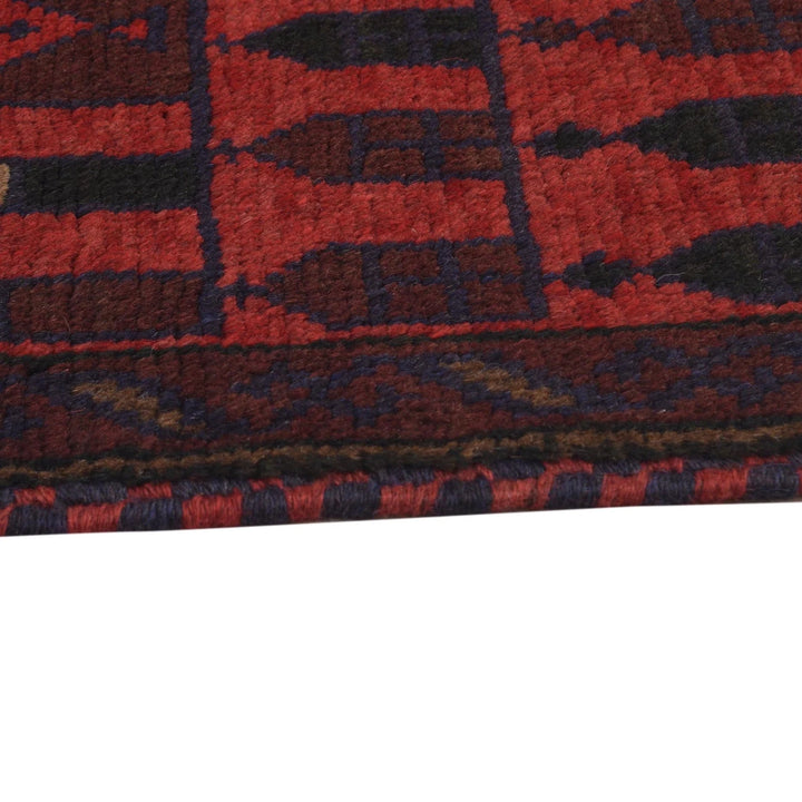 Afghan Prayer Rug 2' 9" x 4' 4" Hand-Knotted | No. AL96342