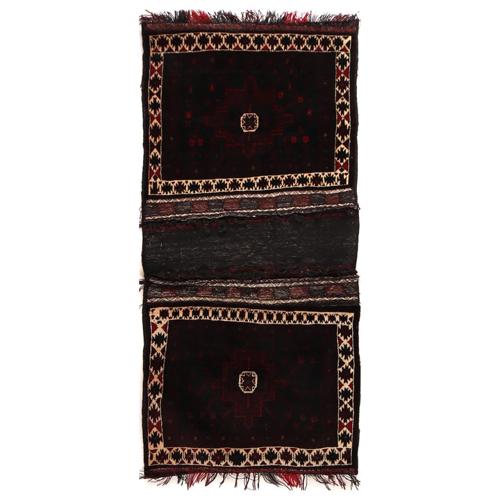 Afghan Baluchi Rug 2' 7" x 5' 8" Hand-Knotted | No. AL96445