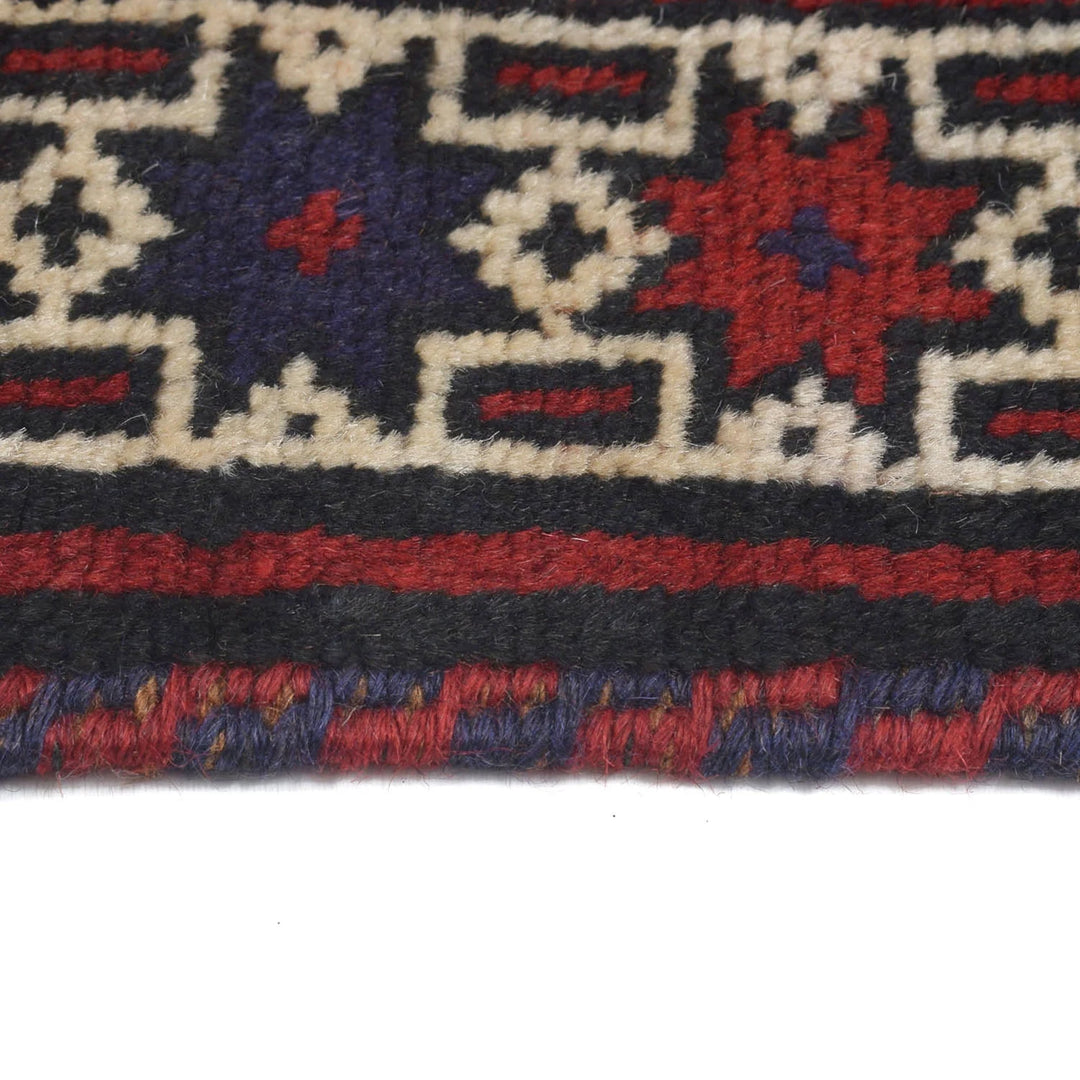 Afghan Baluchi Rug 2' 10" x 4' 4" Hand-Knotted | No. AL96560