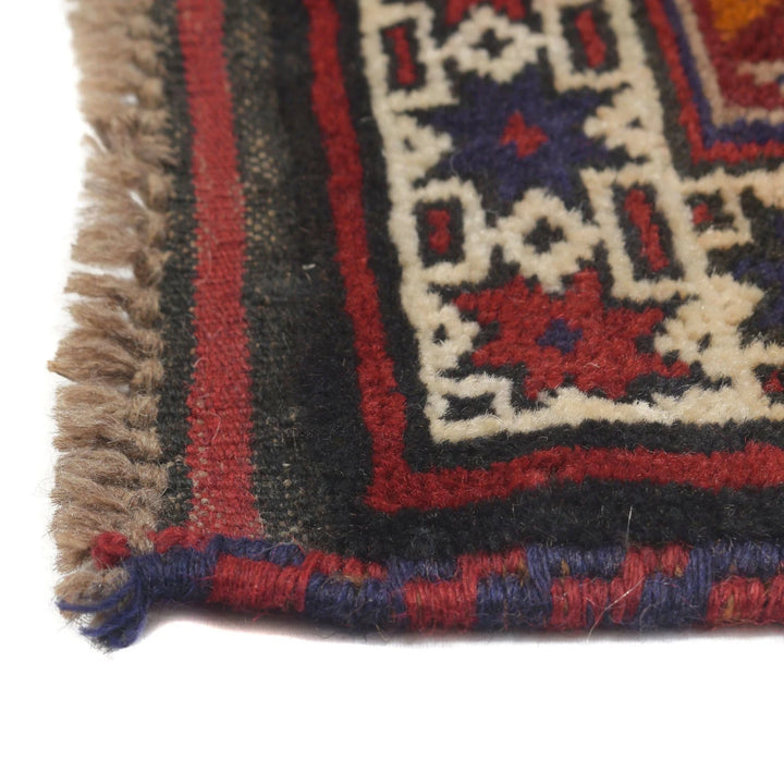 Afghan Baluchi Rug 2' 10" x 4' 4" Hand-Knotted | No. AL96560