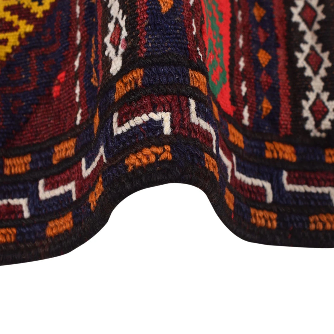 Afghan Kilim Rug 4' 6" x 6' 5" Flat-Weave | No. AL96724