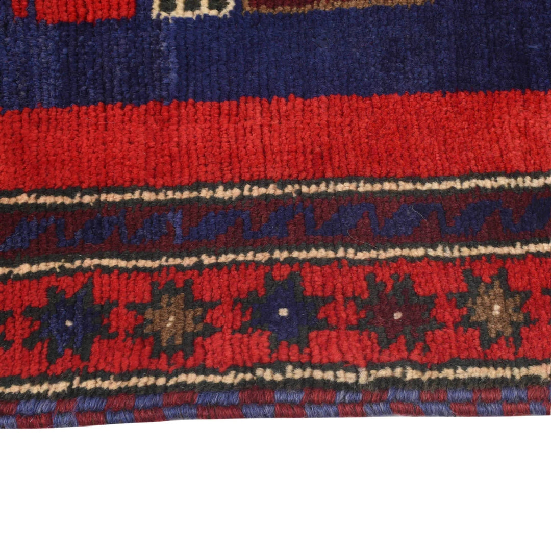 Afghan Prayer Rug 3' 0" x 4' 11" Hand-Knotted | No. AL96902