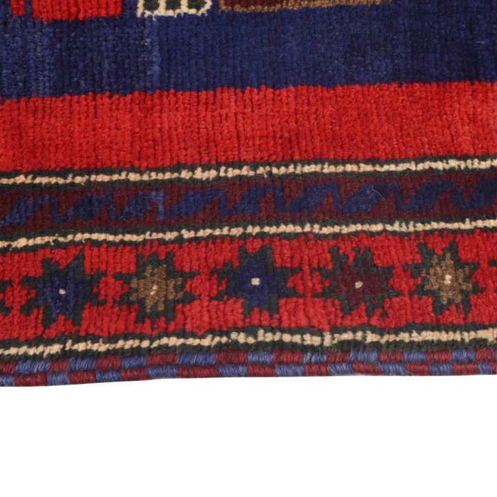 Afghan Prayer Rug 3' 0" x 4' 11" Hand-Knotted | No. AL96902