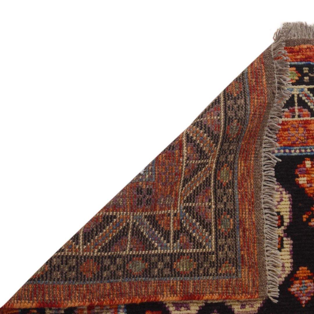 Red Afghan Sherazi Rug 5' 11" x 7' 8" Hand-Knotted | No. AL96914
