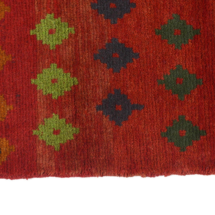 Afghan Baluchi Rug 2' 8" x 9' 7" Hand-Knotted | No. AL97287