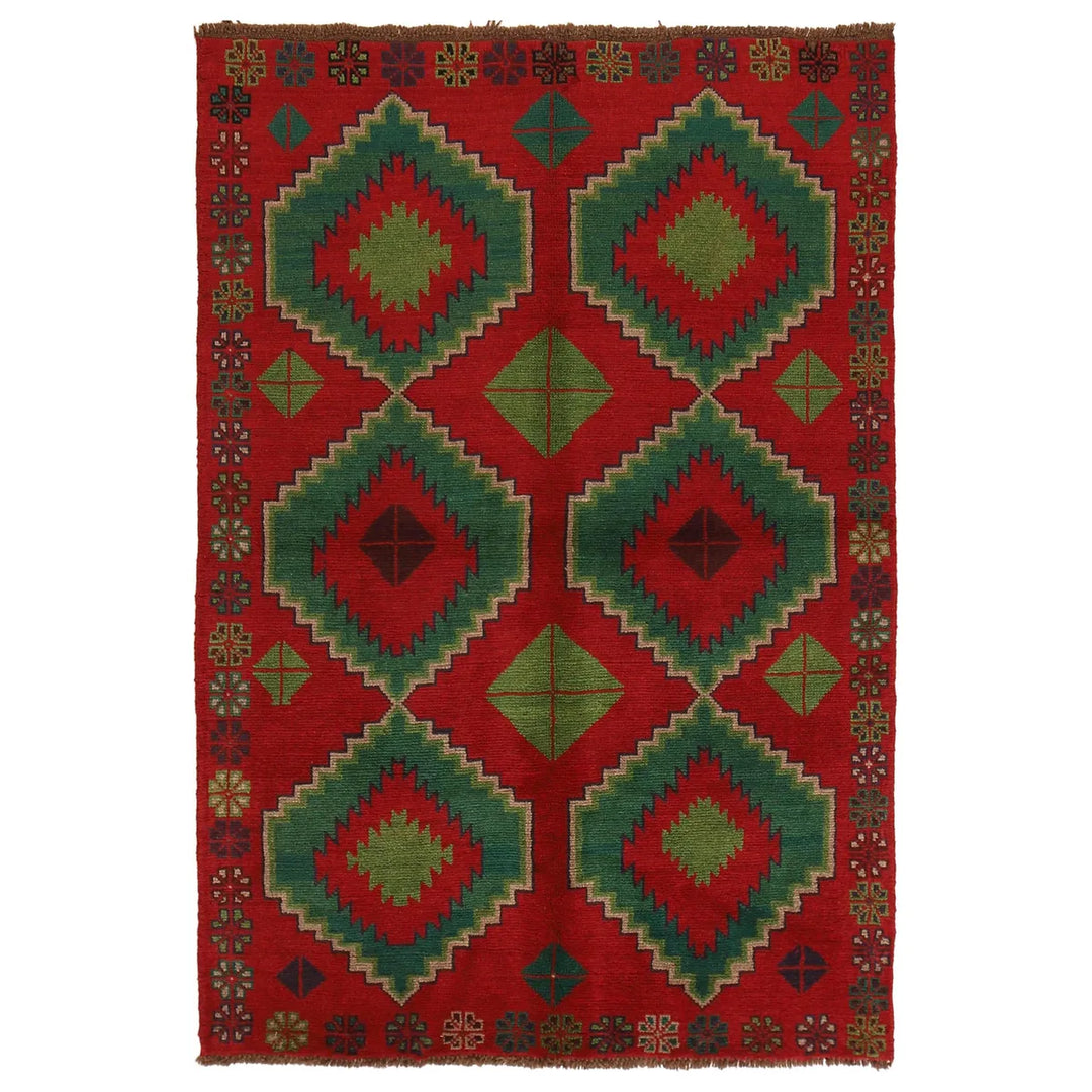Tribal Baloch Rug 4' 2" x 6' 3" - No. AL97459