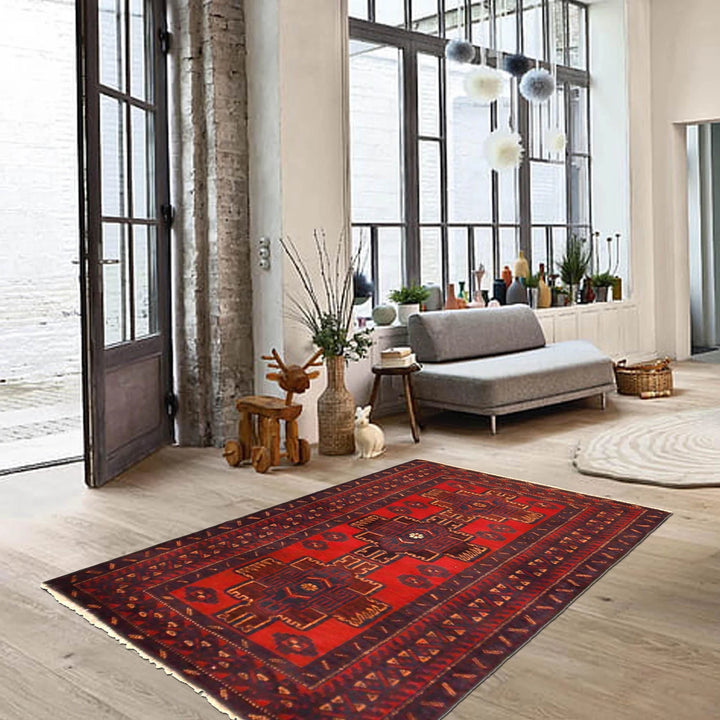 Tribal Baloch Rug 2' 9" x 4' 6" - No. AL97460
