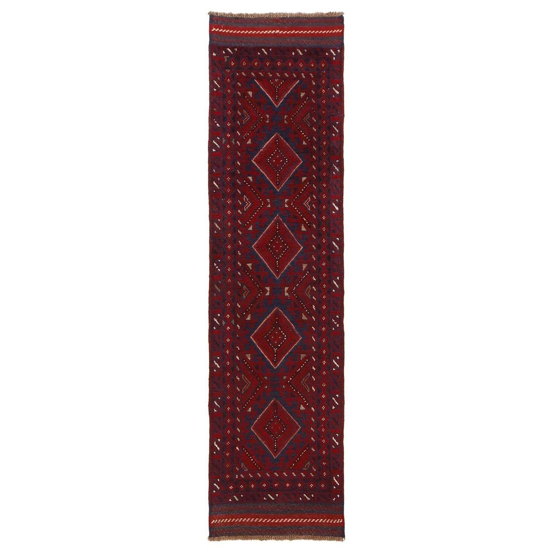 Afghan Mashwani Rug 2' 0" x 8' 2" Hand-Knotted | No. AL97569