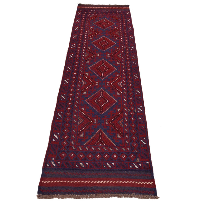 Afghan Mashwani Rug 2' 0" x 8' 2" Hand-Knotted | No. AL97569