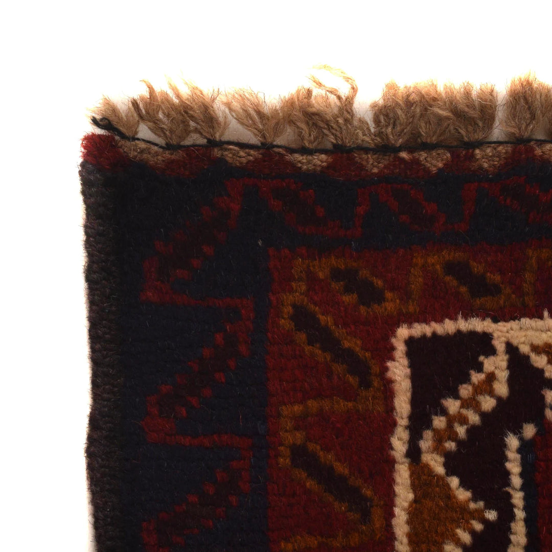 Afghan Prayer Rug 2' 8" x 4' 2" Hand-Knotted | No. AL97984