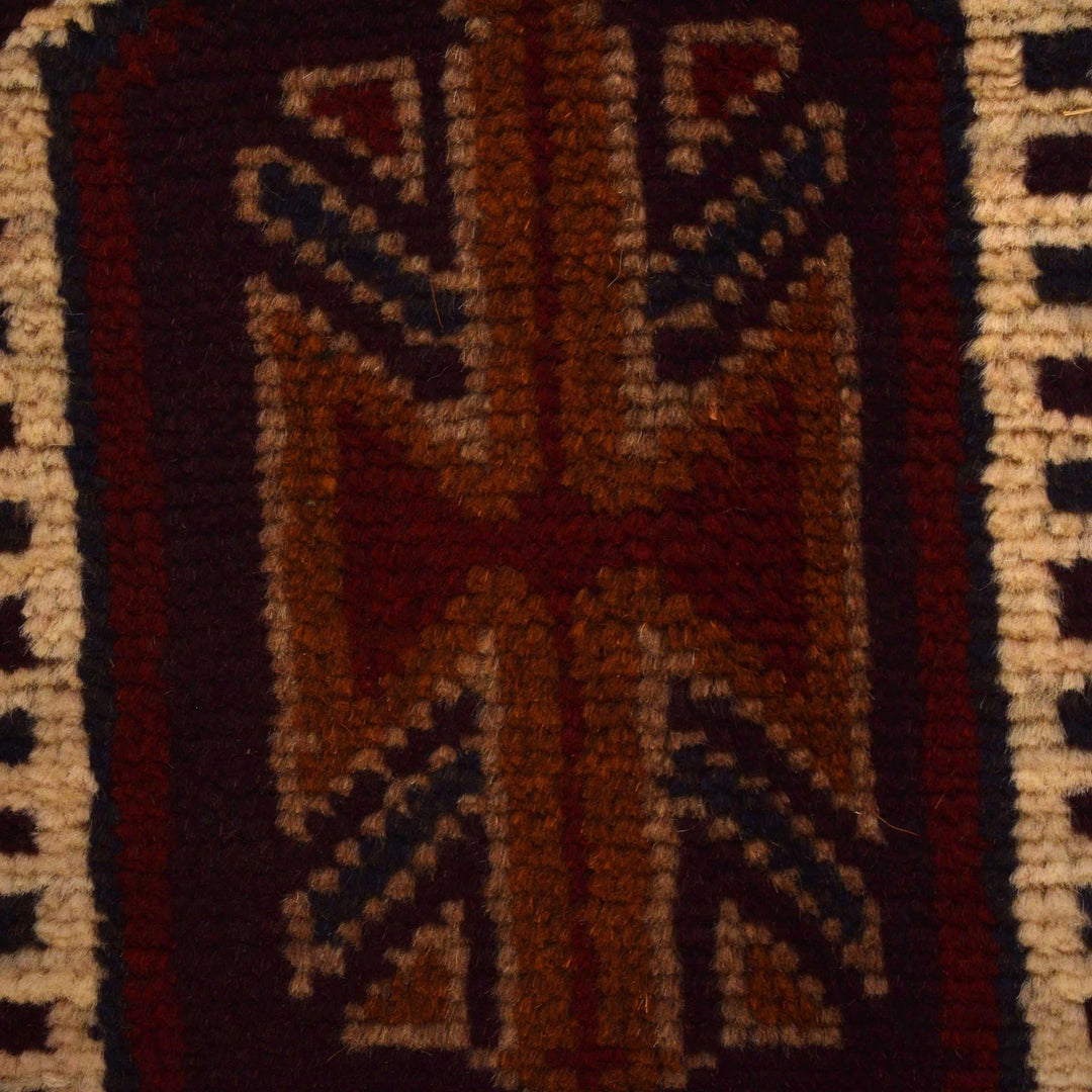 Afghan Prayer Rug 2' 8" x 4' 2" Hand-Knotted | No. AL97984