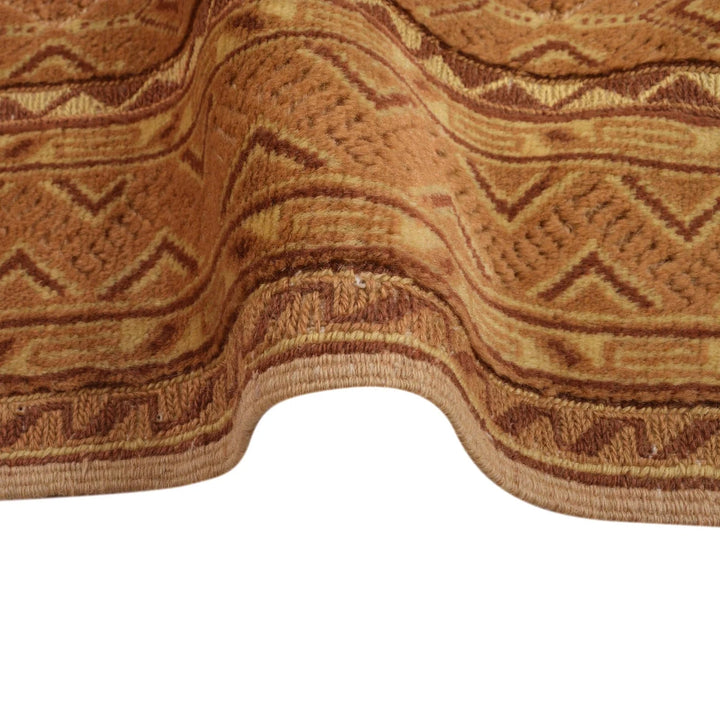 Afghan Nakhunak Kilim Rug 3' 5" x 4' 3" Flat-Weave | No. AL98156