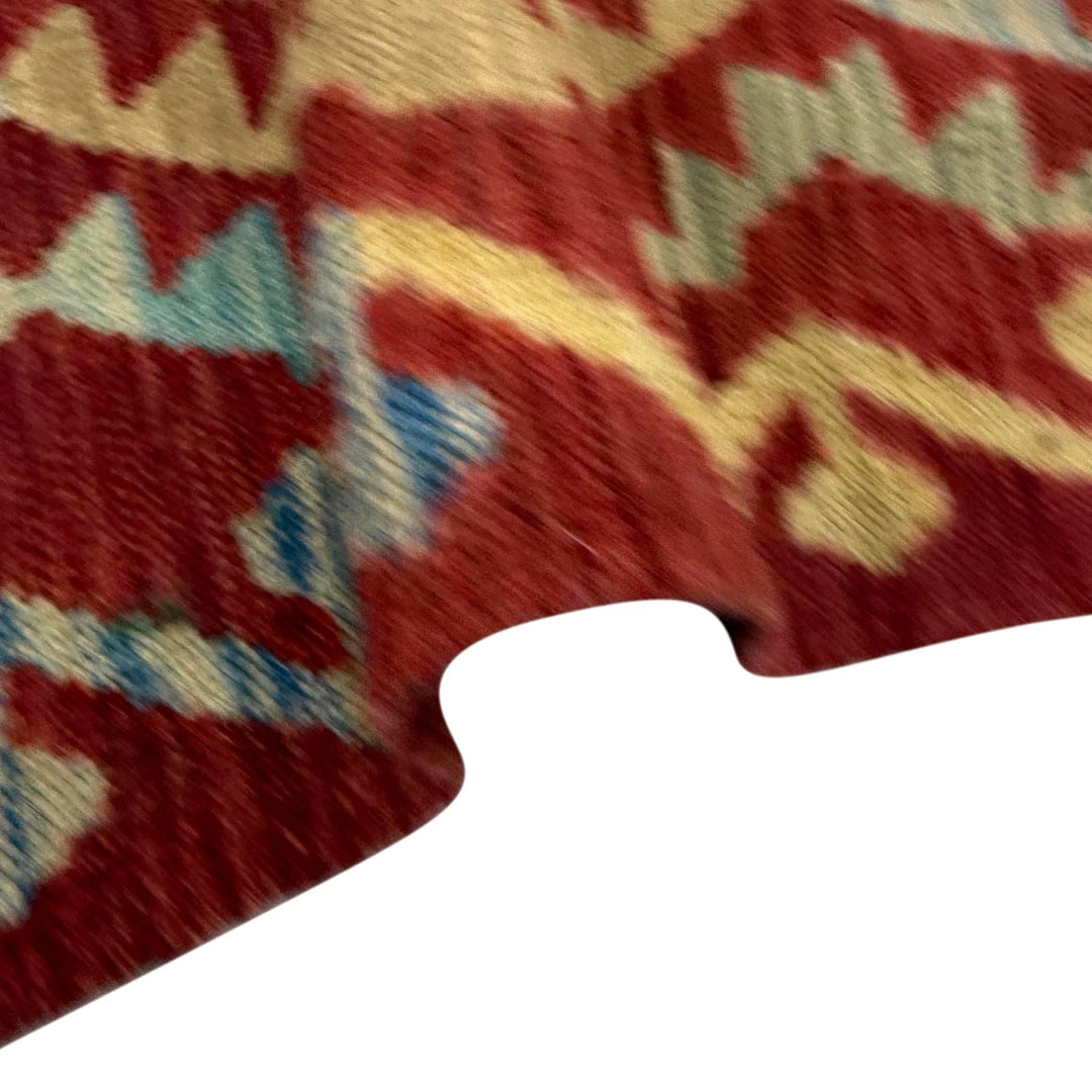 Afghan Vegetable Kilim Rug 2' 5" x 4' 2" Flat-Weave | No. AL985896