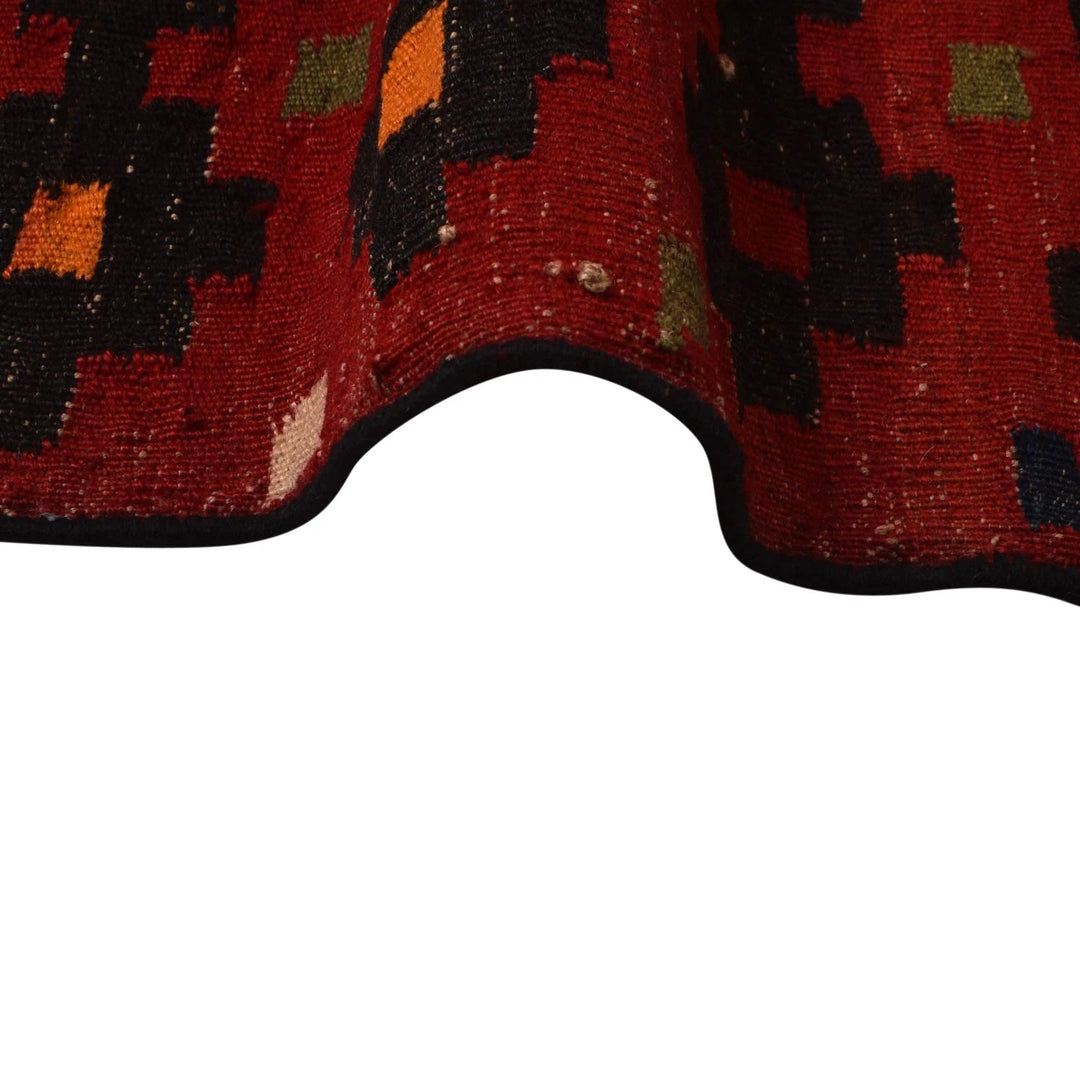 Afghan Maimana Kilim Rug 6'10" x 10'6" Flat-Weave | No. AL98739
