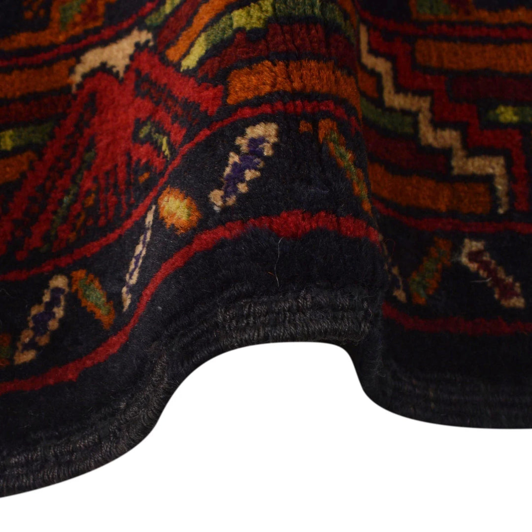 Afghan Prayer Rug 2' 10" x 4' 2" Hand-Knotted | No. AL98864