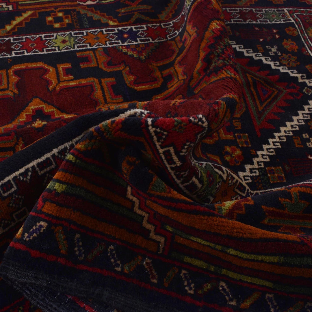 Afghan Prayer Rug 2' 10" x 4' 2" Hand-Knotted | No. AL98864