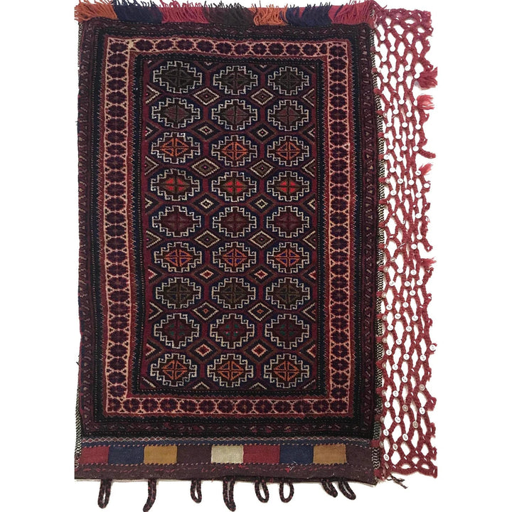 Afghan Balisht Rug 1' 11" x 3' 1" Hand-Knotted | No. AL98881