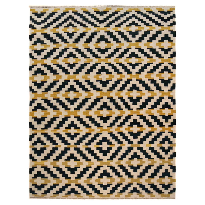 Afghan Kilim Rug 5' 10" x 8' 1" Flat-Weave | No. AL98911