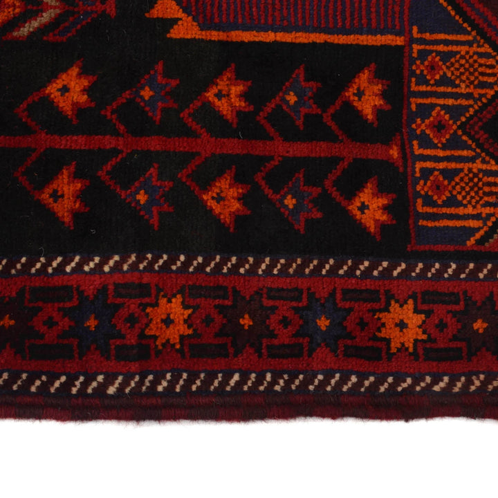 Afghan Prayer Rug 3' 3" x 5' 3" Hand-Knotted | No. AL99006
