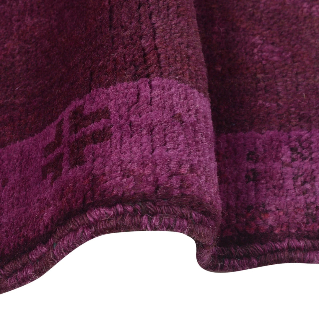 Pakistani Overdye Rug 2' 9" x 4' 2" Hand-Knotted | No. AL99070